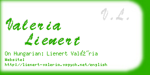 valeria lienert business card